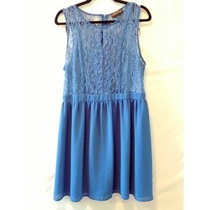 Forever21 Blue Lace Dress
